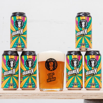 Brand X 6 pack + FREE 10TH BIRTHDAY GLASS